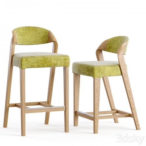 Arbre Joker bar stool and semi bar stool