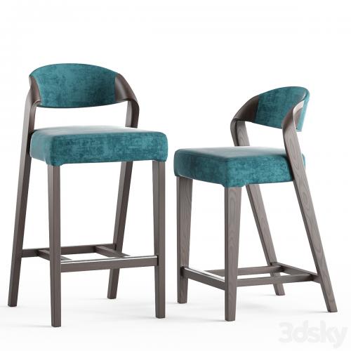 Arbre Joker bar stool and semi bar stool