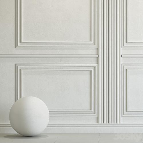 Decorative plaster with molding 275