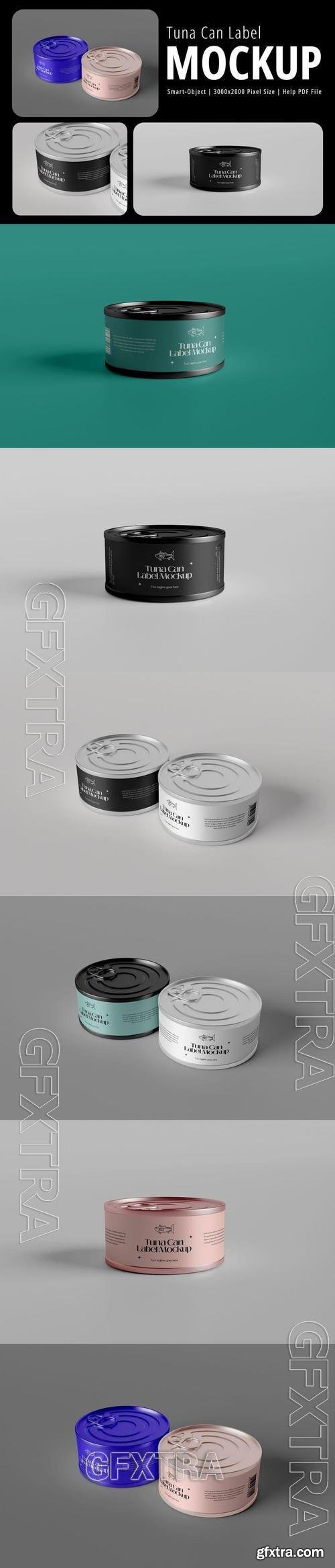 Tuna Can Label Mockup JCKJB79