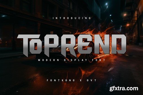 Toprend - Modern Display Font YG82C6D