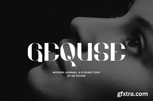 Gequse - Elegant & Minimal Font HNAEGBH