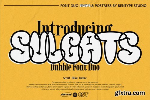 Sulcats - Bubble Font Duo VTJNXNA