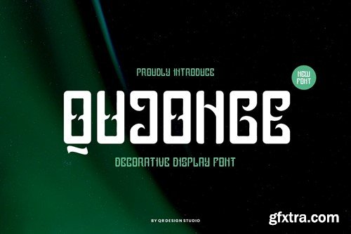 Qujonge - Artdeco Font HF5HVM7