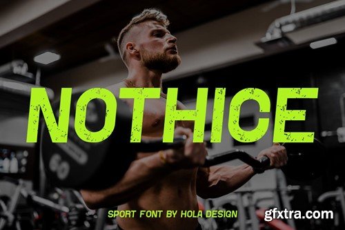 Nothice - Gym & Sport Font 977WMWP