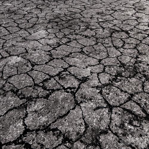 Cracked asphalt | Seamless | PBR