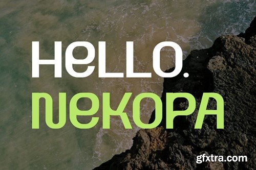 Nekopa - Sans Serif Font ZR9232E