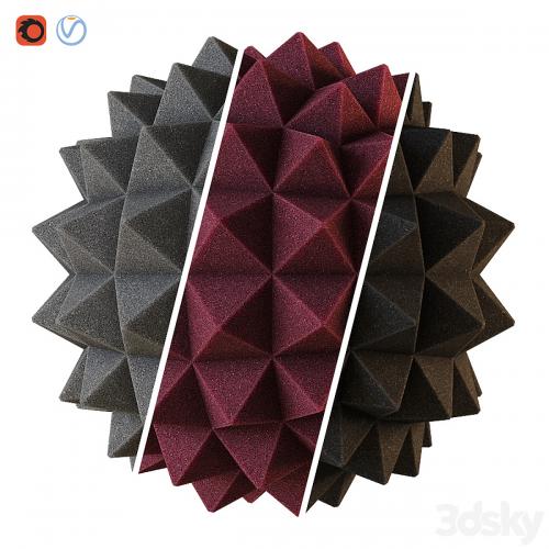 Acoustic foam material