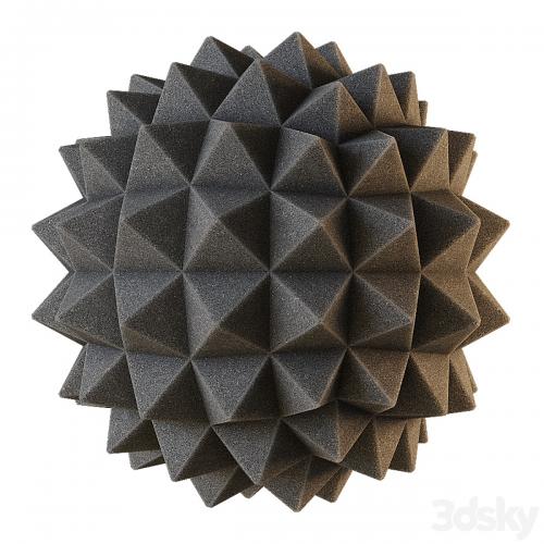 Acoustic foam material