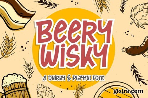 Beery Wisky a Quirky and Playful Font NAUNSY6