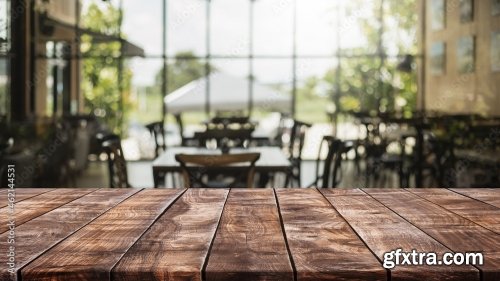 Empty Wood Table Top 6xJPEG