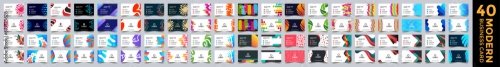 Modern Business Card Print Templates 6xAI