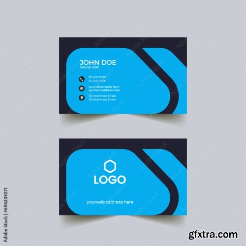 Modern Business Card Print Templates 6xAI