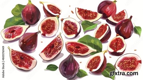 Fresh Ripe Figs 6xAI