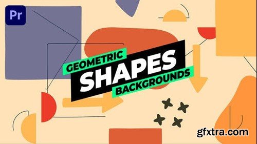 Videohive Geometric Shapes Backgrounds 52420281