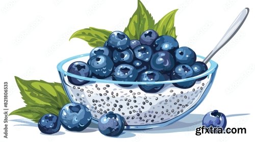 Fresh Ripe Blueberry 6xAI