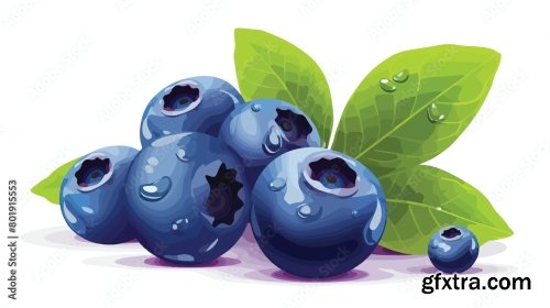 Fresh Ripe Blueberry 6xAI