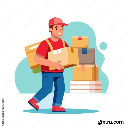 Delivery Person 6xSVG