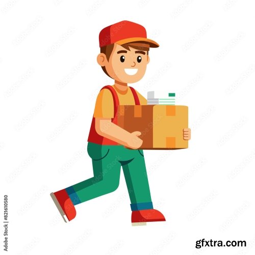 Delivery Person 6xSVG