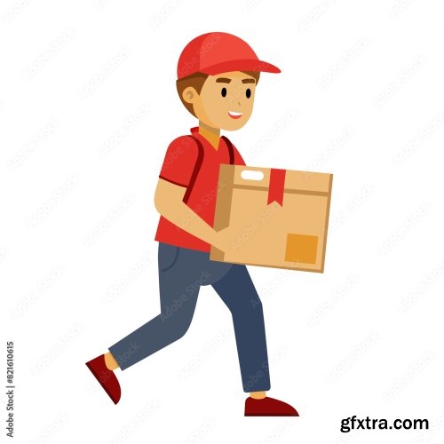 Delivery Person 6xSVG