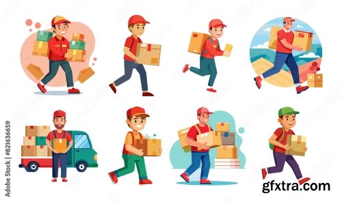 Delivery Person 6xSVG