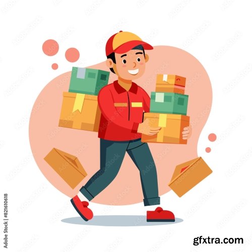 Delivery Person 6xSVG