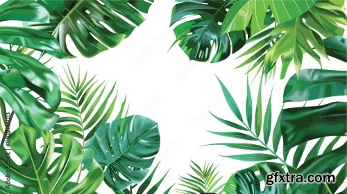 Fresh Tropical Palm Leaf 6xAI