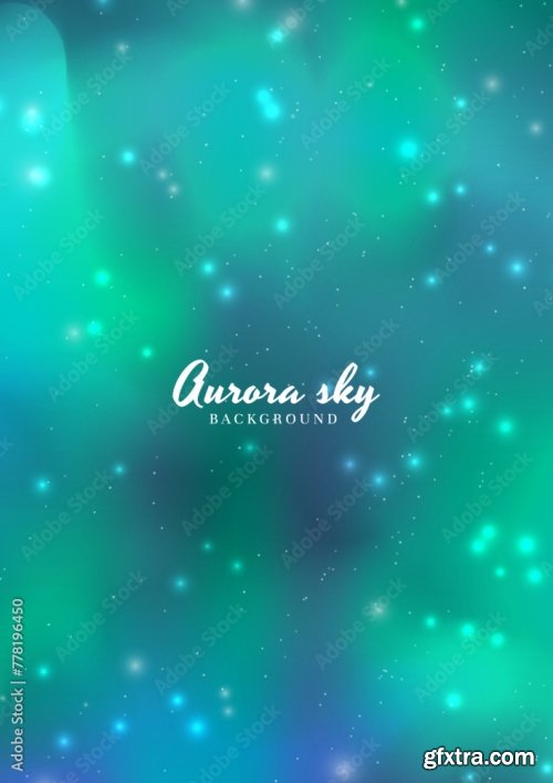 Galaxy Sky Banner Background 6xAI