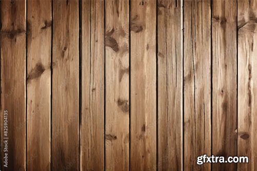 Empty Natural Brown Wooden Background 6xAI