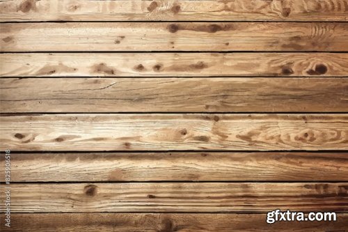 Empty Natural Brown Wooden Background 6xAI