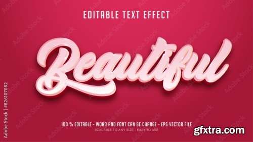 Beautiful Editable Text Effect 6xAI