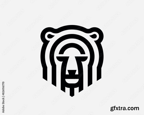 Bear Head Logo 6xAI