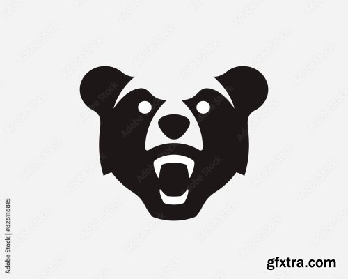 Bear Head Logo 6xAI