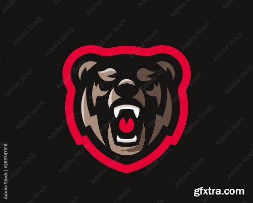 Bear Head Logo 6xAI