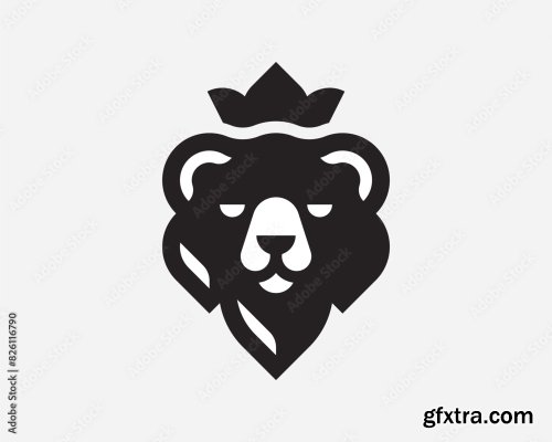 Bear Head Logo 6xAI