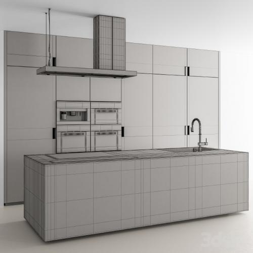 Kitchen Modern -Wood and Marble 64