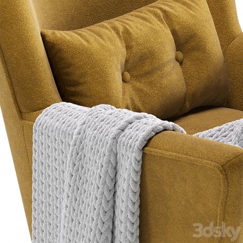 Armchair Nosta Yellow Divan.ru/Кресло Носта Диван.ру