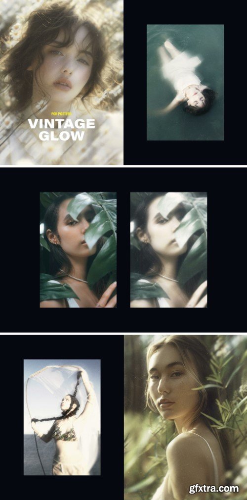Blurry Glow Poster Photo Effect