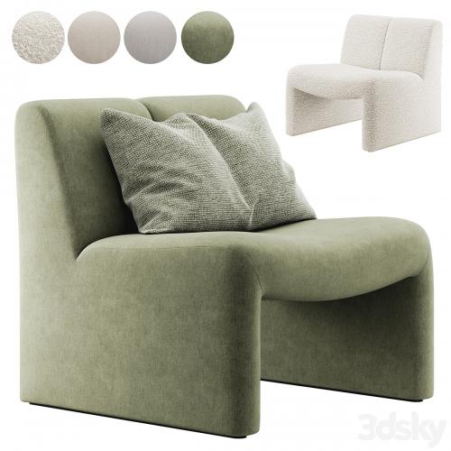 Macintosh armchair in boucle by Eichholtz