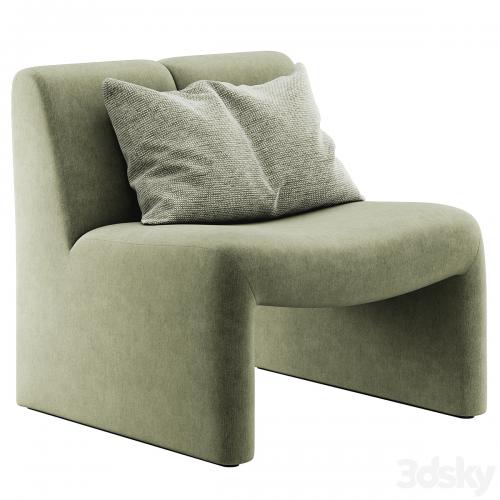 Macintosh armchair in boucle by Eichholtz