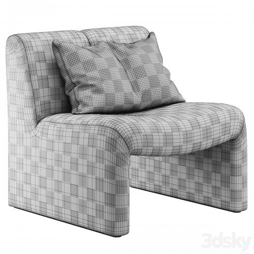 Macintosh armchair in boucle by Eichholtz