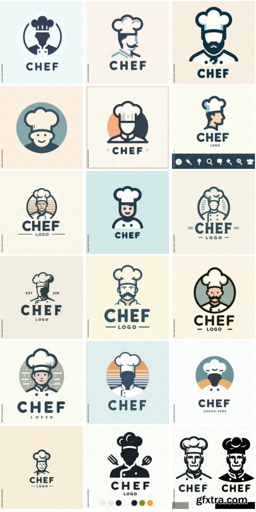 Amazing Vector, Chef logo 127xAI