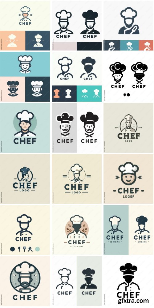 Amazing Vector, Chef logo 127xAI