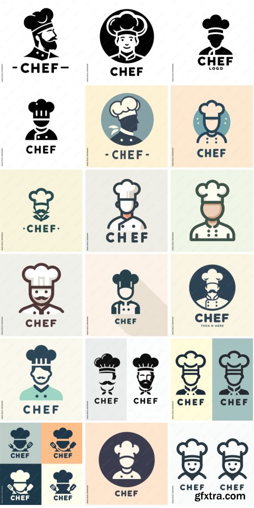 Amazing Vector, Chef logo 127xAI