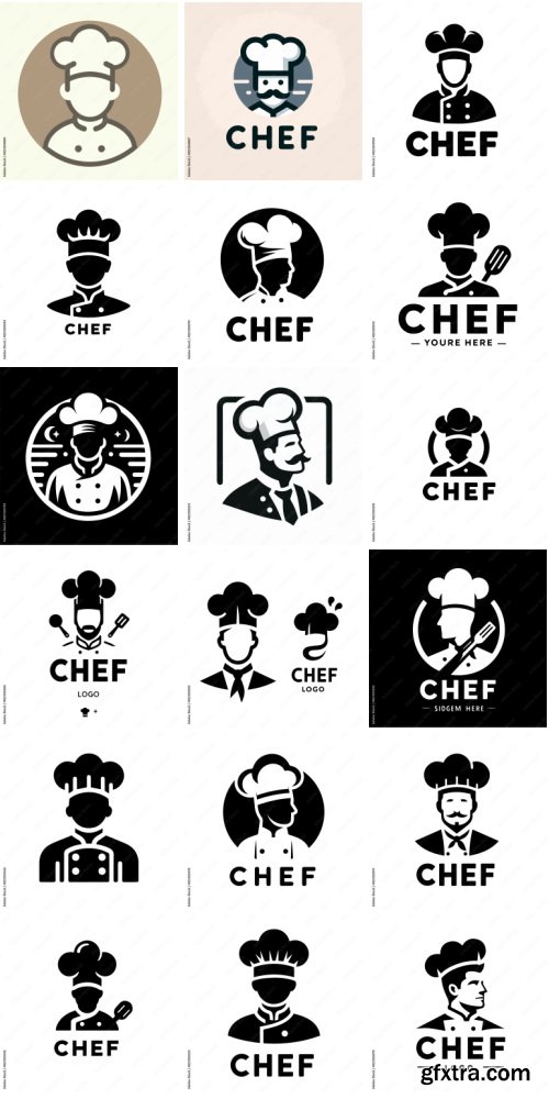 Amazing Vector, Chef logo 127xAI