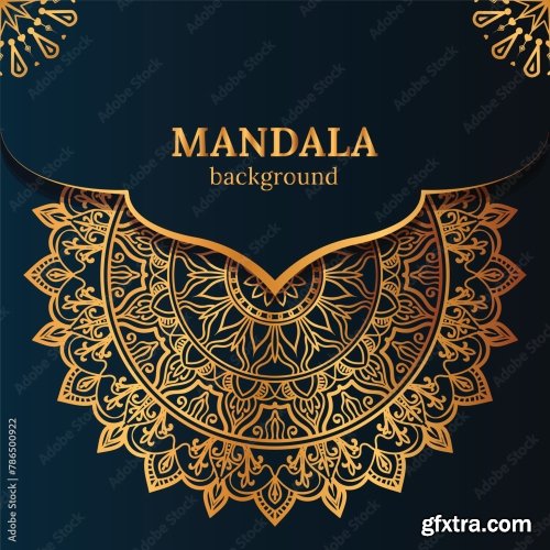 Luxury Mandala Background 25xAI