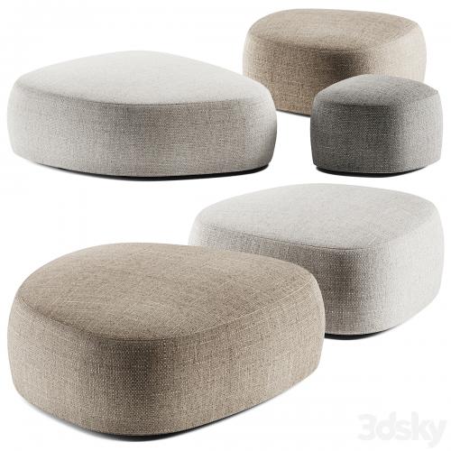 Flou PIERRE Garden Poufs