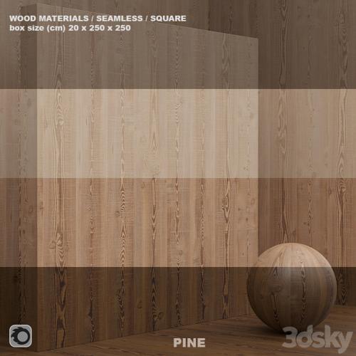 Material wood / pine solid (seamless) - set 51