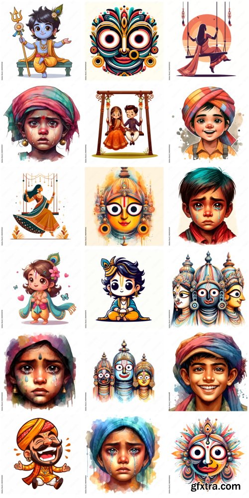 Amazing Vector, Collection of Everything About India 1184xAI