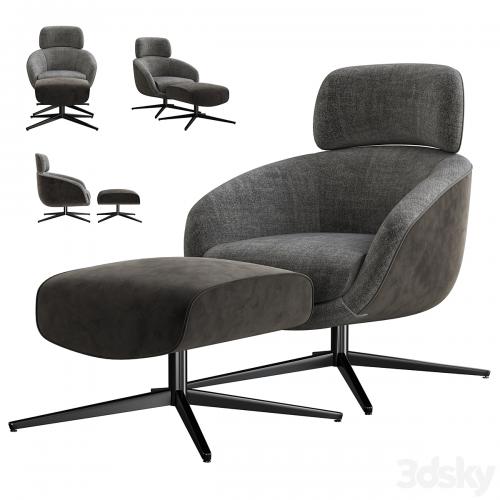 Minotti russell armchair